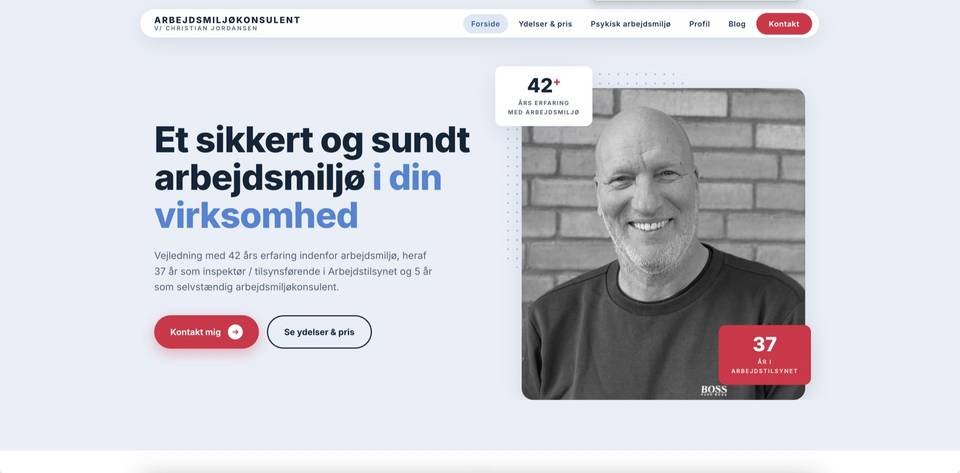 Arbejdsmiljøkonsulent hjemmeside