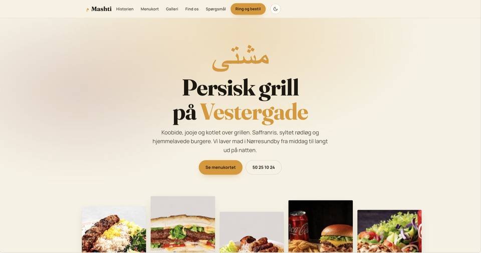 Mashti hjemmeside